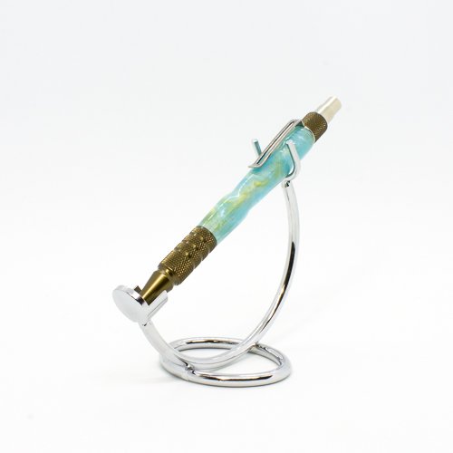 Resin Pen with an Antique Brass Finish
